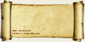 Jefimija Dangubić vizit kartica